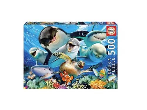 Selfies sous l'eau Puzzle 500 pcs